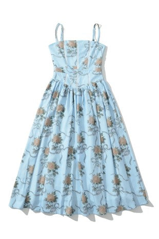 Floral Print Midi Sundress