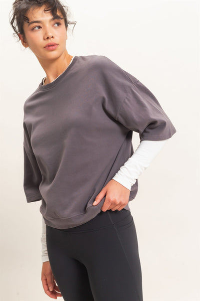 Washed Crew Short Sleeve