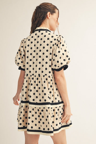Tiered Polka Dot Dress