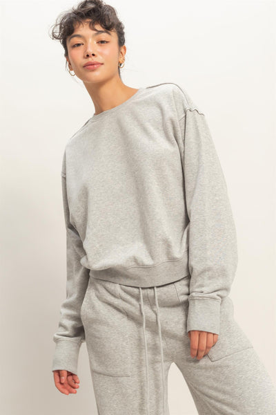 Raw Edge Sweatshirt