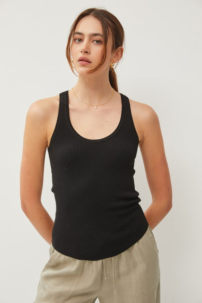Solid Ribbed Scoop Tank