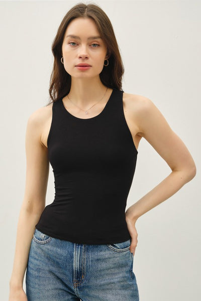 Soft Basic Round Neck Tank Top