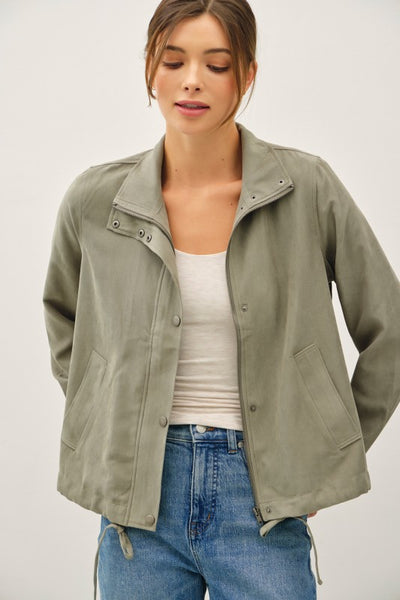 Utility Jacket With Welt Pockets