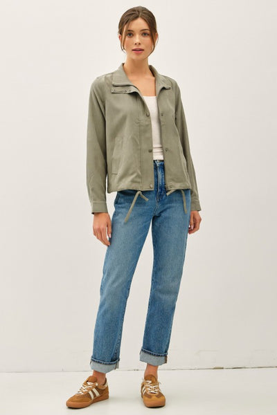 Utility Jacket With Welt Pockets