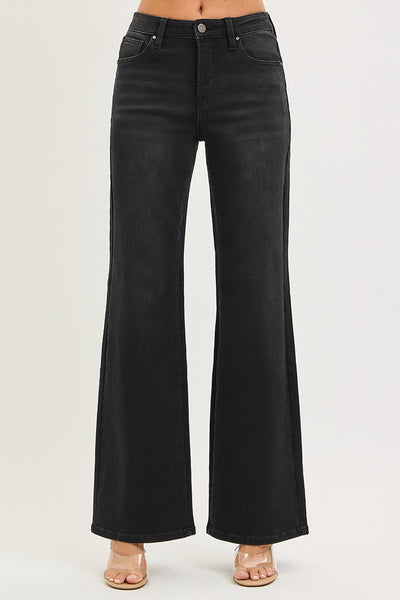 High Rise Black Jeans