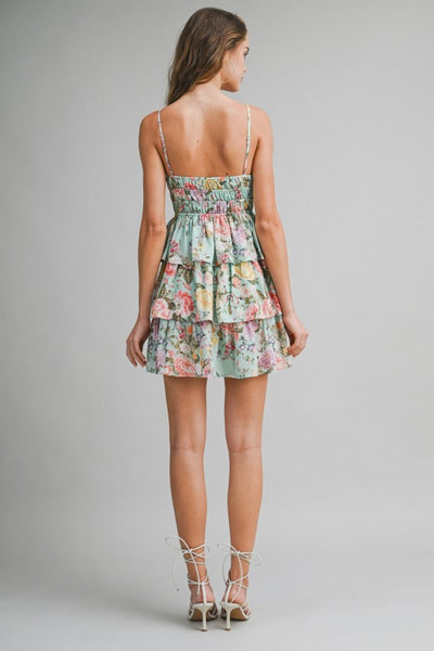 Floral Ruffle Dress