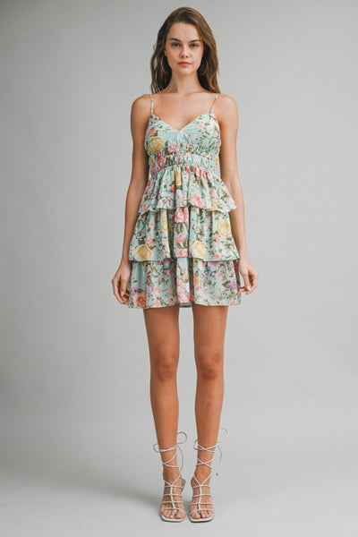Floral Ruffle Dress