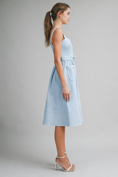 Belted Midi Dress