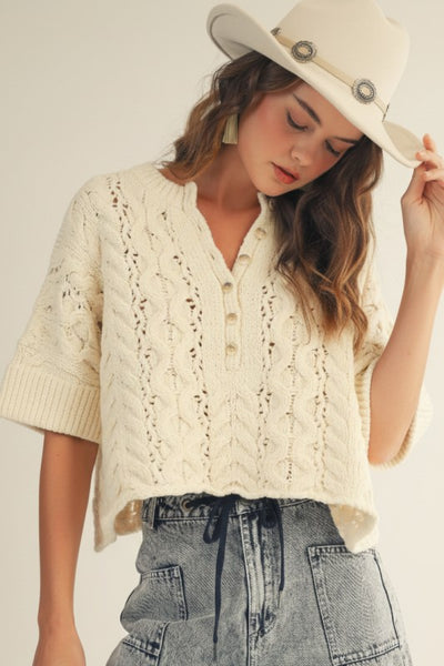 Hand Rouched Pullover