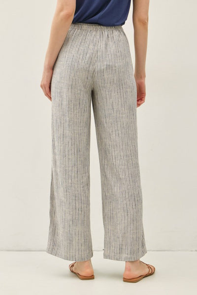 Stripy Linen Pants