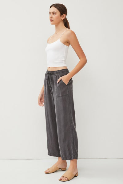 Tencel Wide Leg Pants