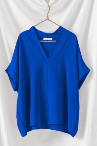 Effortless Boho V Neck Top