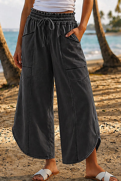 Mineral Washed Tulip Pants