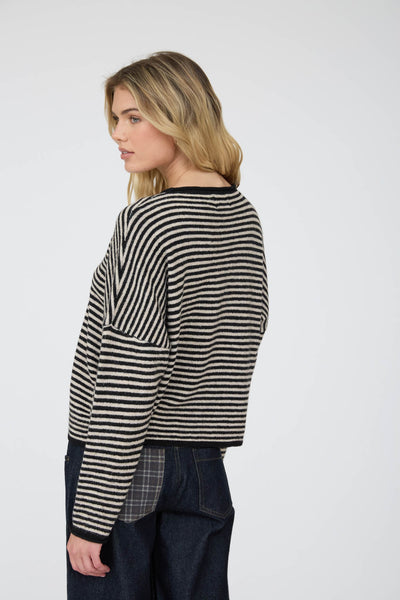 Striped Soft Cardigan