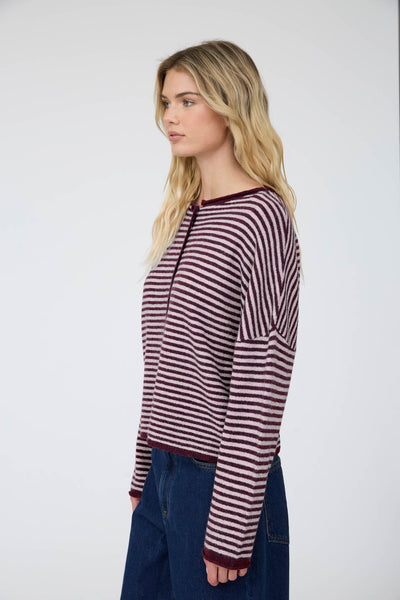 Striped Soft Cardigan