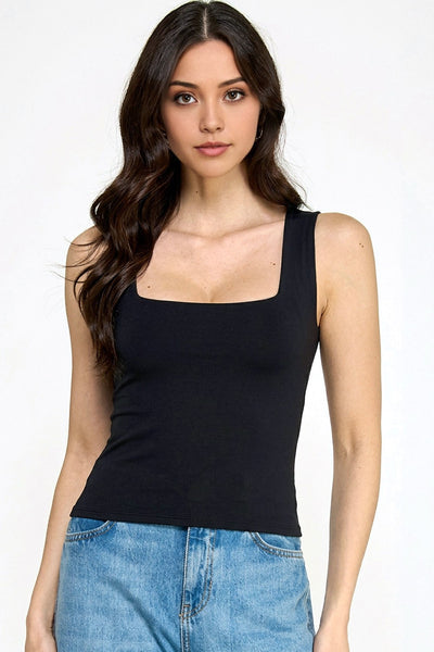 Square Neck Crop Top