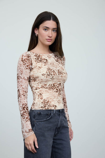 Floral Leopard Longsleeve