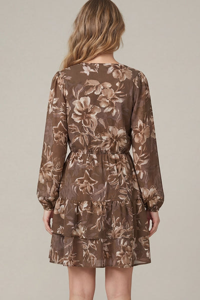 Long Sleeve Floral Dress