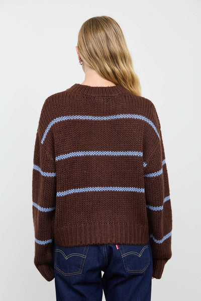Striped Jacquard Cardigan