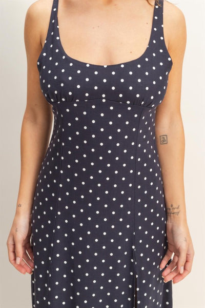 Polka Dot Scoop Dress