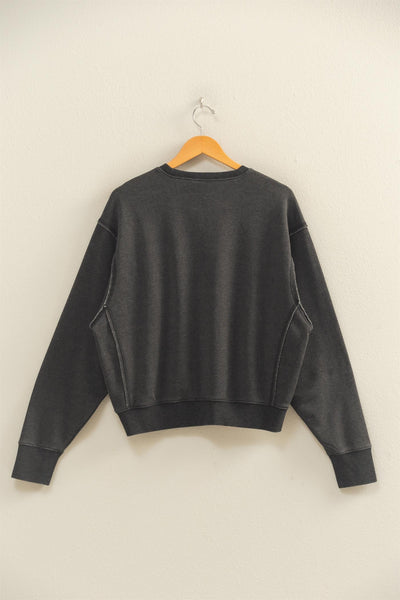 Raw Edge Sweatshirt
