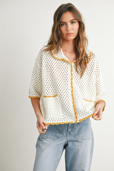 Urban Crochet Sweater Top