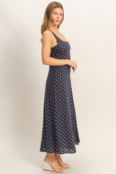 Polka Dot Scoop Dress