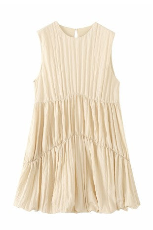 Gathered Balloon Dress