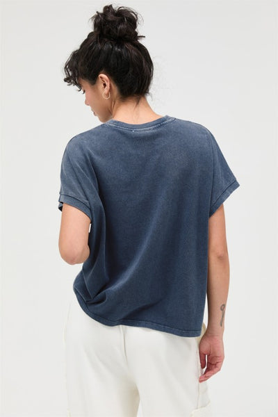 Capped Sleeve Mineral Tee