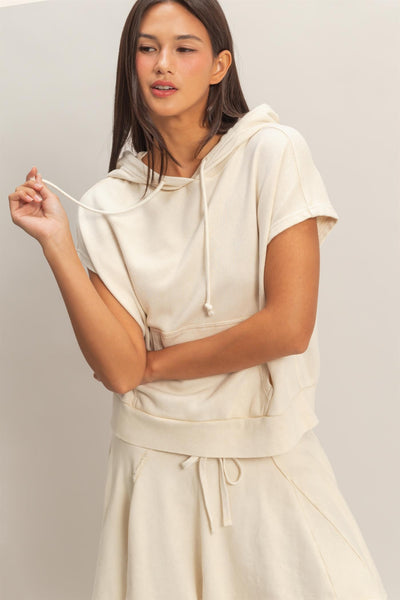 Kangaroo Hooded Sleeveless Sweatshirt
