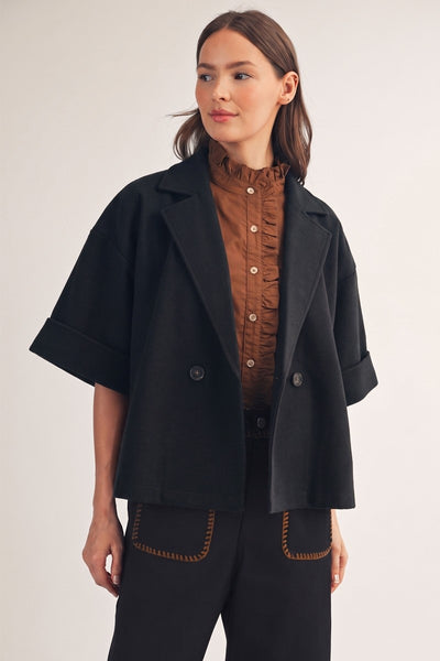 Double Breasted Short Coat