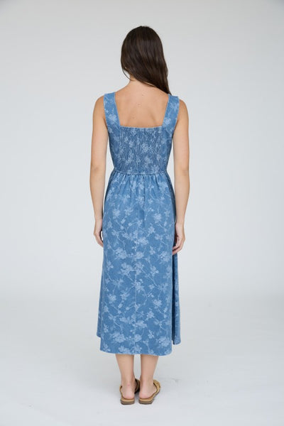 Floral Corset Midi Dress