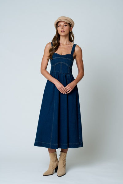 Sweetheart Corset Seam Dress