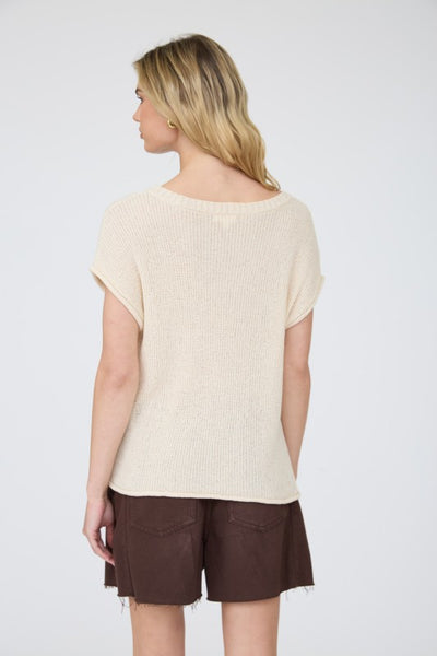 Crew Neck Knit Sweater Top
