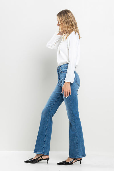 High Rise Ultra Stretch Bootcut Jeans