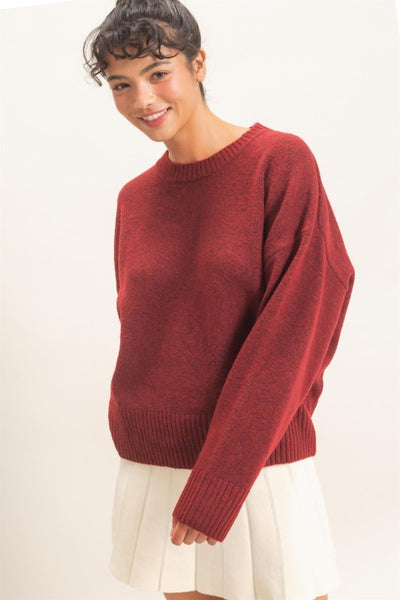 Crewneck Soft Knit Sweater