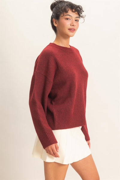 Crewneck Soft Knit Sweater