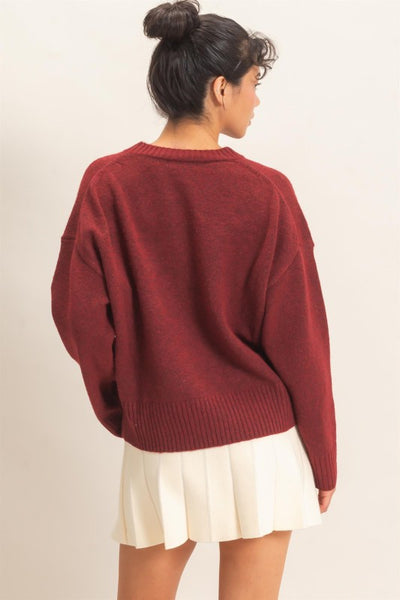 Crewneck Soft Knit Sweater