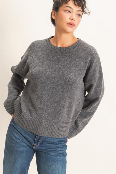 Crewneck Soft Knit Sweater