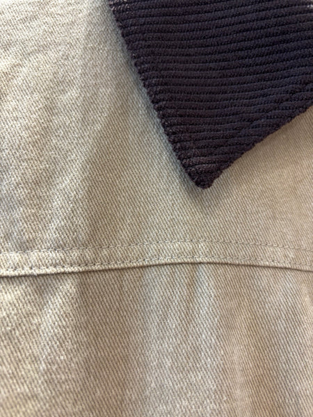 Contrast Corduroy Jacket