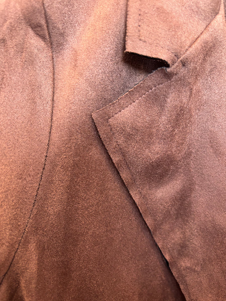 Long Faux Suede Jacket