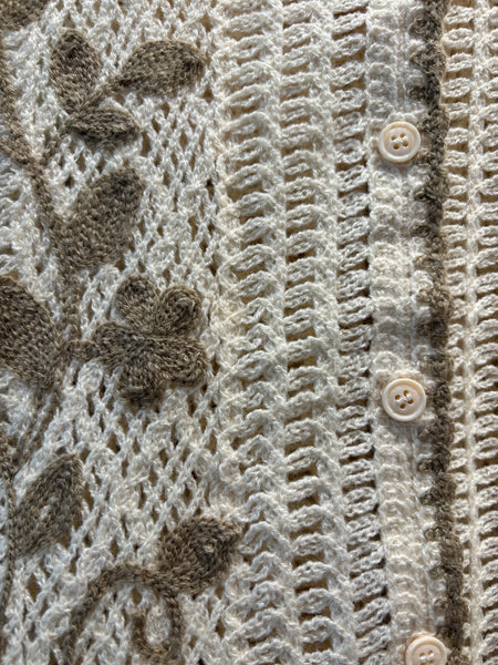 Blanket Stitch Crochet Vest