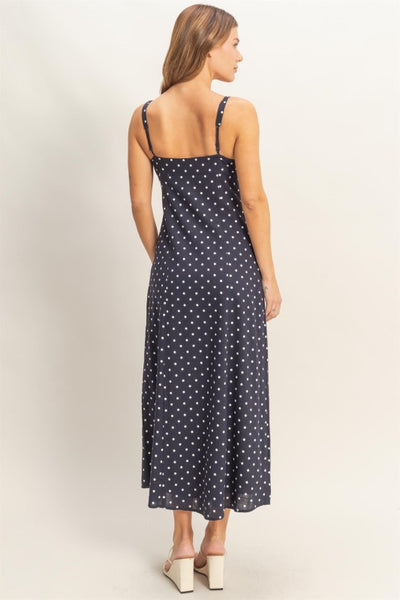 Polka Dot Scoop Dress