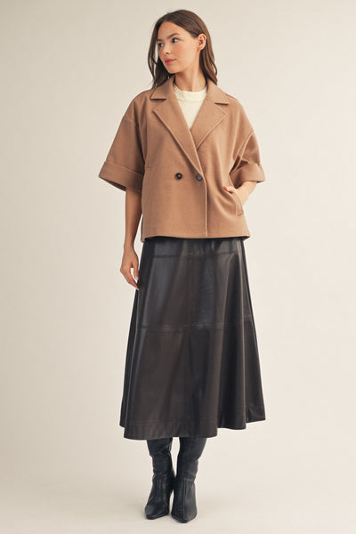 Double Breasted Short Coat