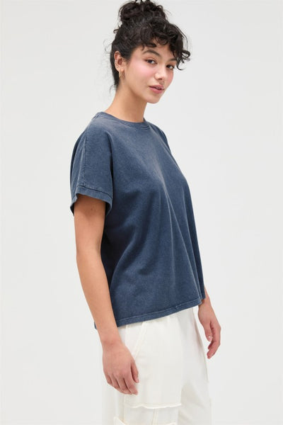 Capped Sleeve Mineral Tee