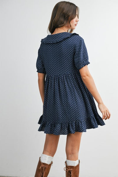 Flounce Puff Dress