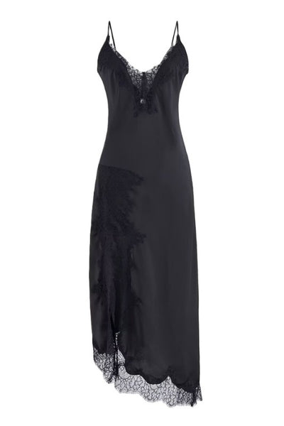 Lace Trim Slip Dress