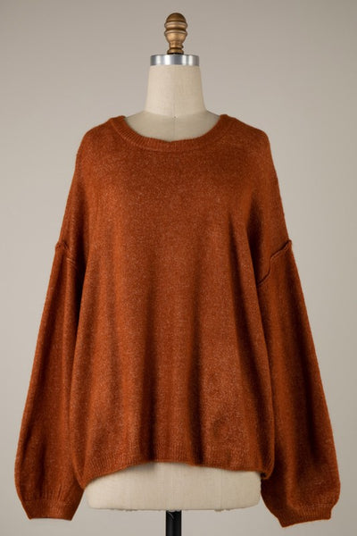 Oversized Round Neck Sweater