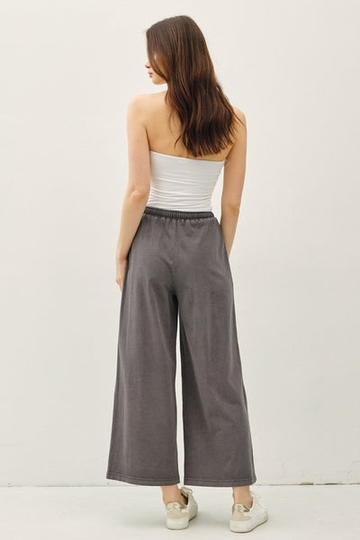 Cotton Wide Leg Pants