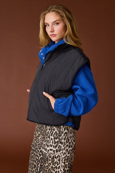 Lucy Oversized Quilted Vest